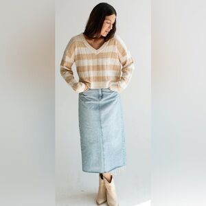 CJLA Taylor Vintage Denim Skirt